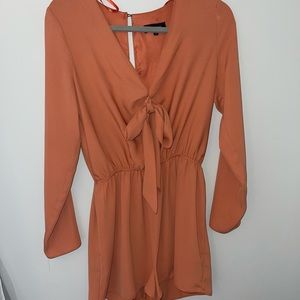 NEW River Island Orange Jumpsuit Size 8 USA